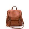 Sac bandoulière / Sac à dos 2 en 1" Fashion Bags " UNISEX - Marron