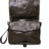 Sac bandoulière " Paolo Bags " effet vintage rectangulaire - Vert Kaki - Thumbnail Image 5