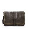 Sac bandoulière " Paolo Bags " effet vintage rectangulaire - Vert Kaki - Thumbnail Image 1