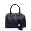 Sac cabas " Sara Moda "  avec poche avant / arrière - Bleu foncé - Thumbnail Image 2