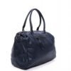 Sac cabas " Sara Moda "  avec poche avant / arrière - Bleu foncé - Thumbnail Image 5