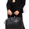 Sac cabas " Andrea Massi " avec ptit porte monnaie - Noir - Thumbnail Image 3