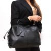 Sac cabas " Andrea Massi " avec ptit porte monnaie - Noir - Thumbnail Image 2