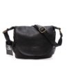 Sac bandoulière ” Paolo Bags ” effet arrondi – Noir - Thumbnail Image 4