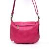 Sac bandoulière ” Paolo Bags ” effet arrondi  – Rose - Thumbnail Image 3