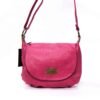 Sac bandoulière ” Paolo Bags ” effet arrondi  – Rose - Thumbnail Image 5
