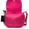 Sac bandoulière ” Paolo Bags ” effet arrondi  – Rose - Thumbnail Image 6