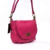Sac bandoulière ” Paolo Bags ” effet arrondi  – Rose - Thumbnail Image 8