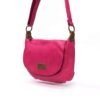 Sac bandoulière ” Paolo Bags ” effet arrondi  – Rose - Thumbnail Image 2