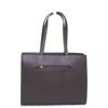 Grand sac à main / Porté épaule " Gallantry Paris " effet cro;,co - Gris - Thumbnail Image 6