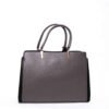 Sac à main " Gallantry Paris " CHIC AMNINI  - Gris avec finitions en noir - Thumbnail Image 10