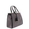 Sac à main " Gallantry Paris " CHIC AMNINI  - Gris avec finitions en noir - Thumbnail Image 3