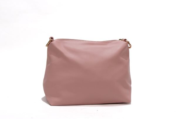 Sac à main + Sac bandoulière 2 en 1 " Herbosa " - Rose clair – Image 7