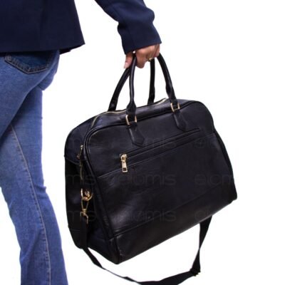 Alternative view of Sac cabas moyenne taille " Haorexi " - Noir