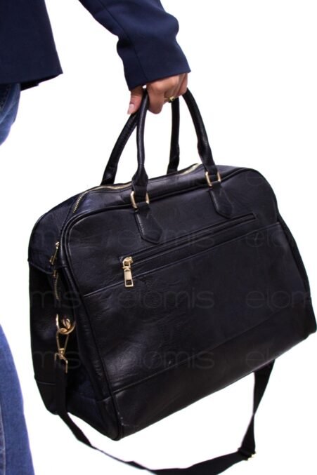 Alternative view of Sac cabas moyenne taille " Haorexi " - Noir
