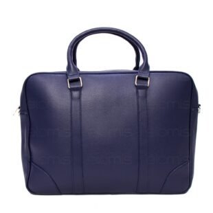 Sac cartable " Aurora " coupe moderne avec compartiment pour ordinateur 15" - Bleu foncé