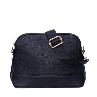 Sac bandoulière " Bolos Madrid " effet arrondi - Noir
