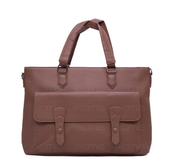 Grand sac cartable " Aurora Bolsos " - Marron