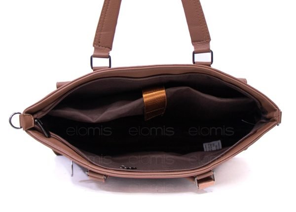 Grand sac cartable " Aurora Bolsos " - Marron – Image 6