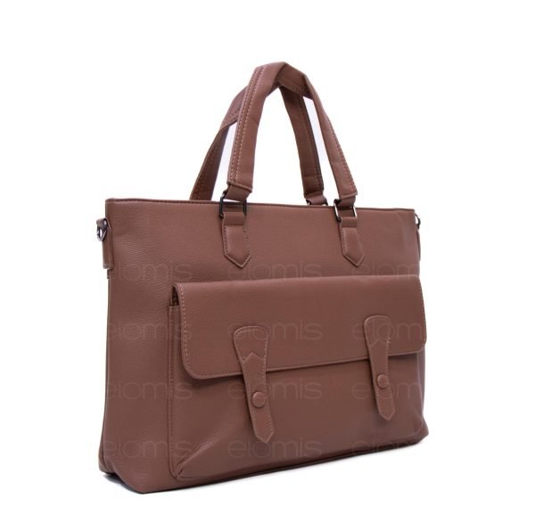 Grand sac cartable " Aurora Bolsos " - Marron – Image 5