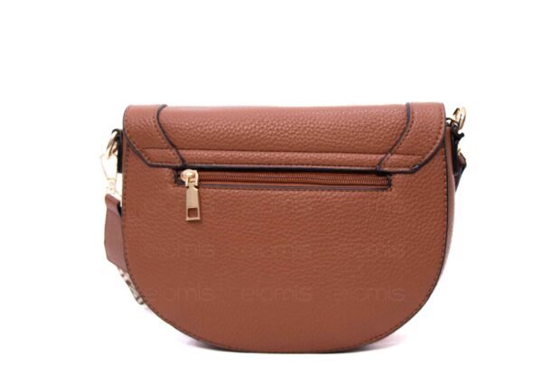 Sac bandoulière " OUDANNU " effet arrondi - Marron – Image 6