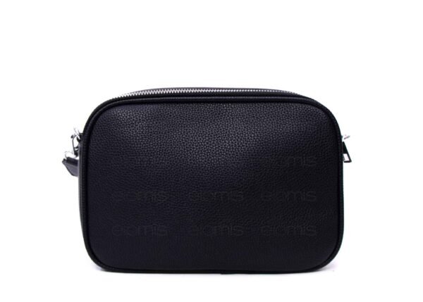 Sac bandoulière " Elisa Bag " effet arrondi à 4 compartiments - Noir – Image 8
