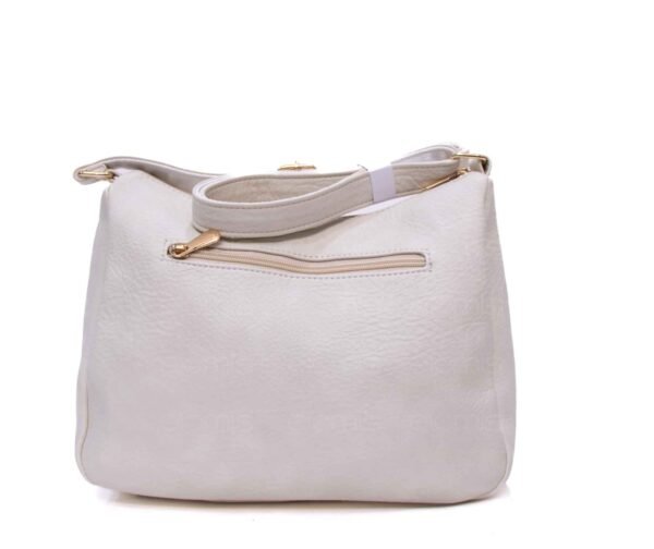 Grand sac bandoulière " Aurora Bolsos " à 5 compartiments  – Beige clair – Image 6