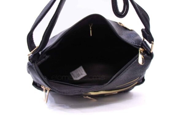 Grand sac bandoulière " Aurora Bolsos " à 5 compartiments  – Noir – Image 6