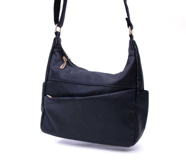 Sac bandoulière " parrot king " à 4 compartiments  - Noir