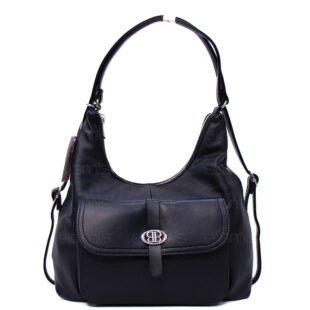 Sac bandoulière " BAGCO" qui se transforme en sac à dos - Noir