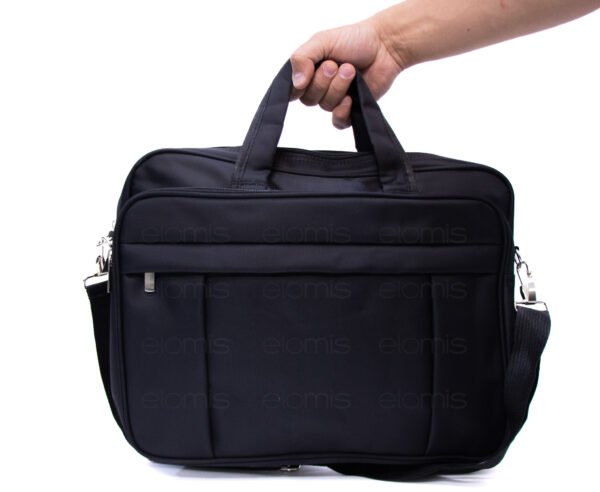 Sac cartable " JGJ Just Glamour " coupe moderne avec compartiment pour ordinateur 15" - Noir – Image 6