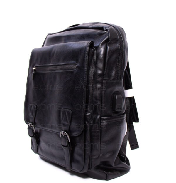 Grand sac à dos " Jessica Bags " à triple compartiments séparés - Noir – Image 7