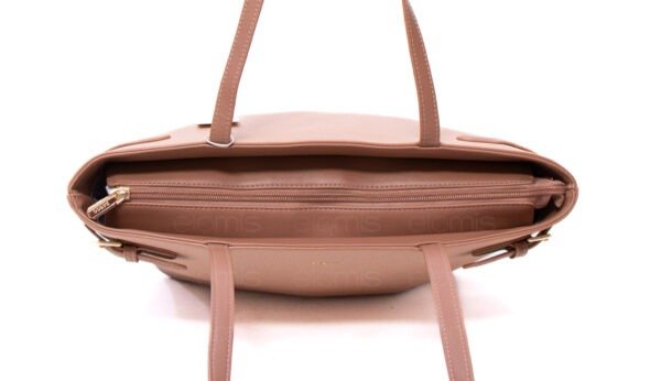 Grand sac porté épaule " BAGCO " - Rose Pastel – Image 7