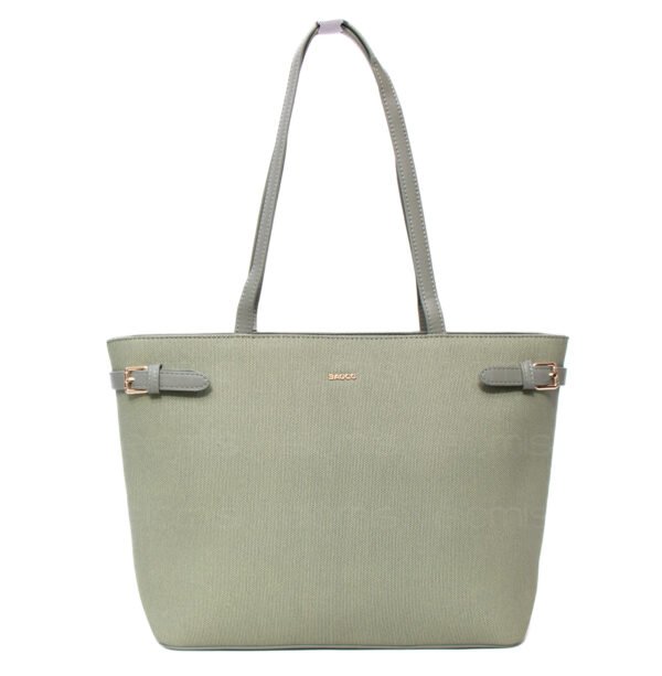 Grand sac porté épaule " BAGCO " - Vert Pastel