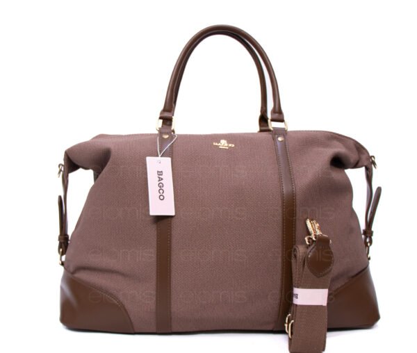 Cabas moyenne taille " BAGCO " - Marron – Image 4