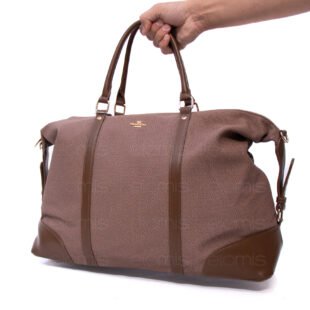 Alternative view of Cabas moyenne taille " BAGCO " - Marron