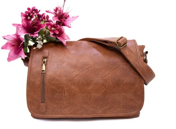 Grand sac Bandoulière / Cartable " HAOERXI " - Marron
