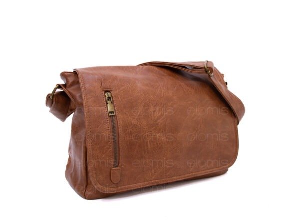 Grand sac Bandoulière / Cartable " HAOERXI " - Marron – Image 3
