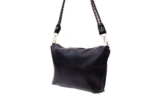 Grand sac bandoulière + sac bandoulière avec deux anses interchangeables "Marina Rylan" - Noir – Image 3