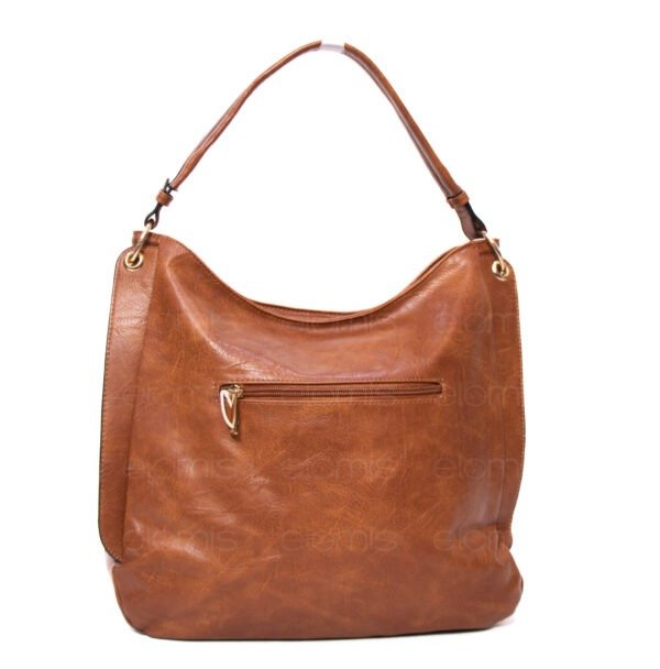 Grand sac bandoulière " DUDLIN "- Marron – Image 7