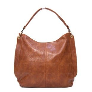 Grand sac bandoulière " DUDLIN "- Marron
