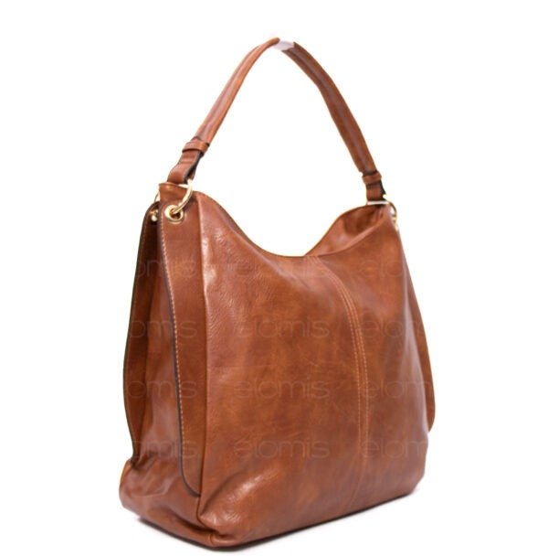 Grand sac bandoulière " DUDLIN "- Marron – Image 5