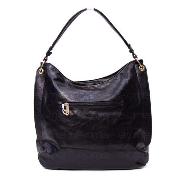 Grand sac bandoulière " DUDLIN "- Noir – Image 7