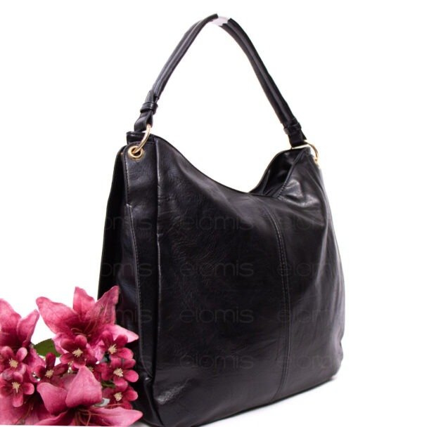 Grand sac bandoulière " DUDLIN "- Noir – Image 3