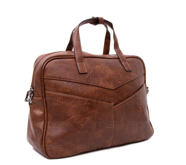 Sac cartable " Fashion Bag " - Marron foncé – Image 4