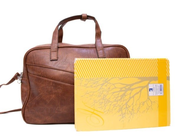 Sac cartable " Fashion Bag " - Marron foncé – Image 3