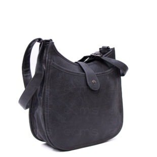 Alternative view of Sac bandoulière " Amalia " avec boucle décorative - Gris foncé