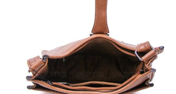 Sac bandoulière " Amalia " avec boucle décorative - Taupe – Image 8
