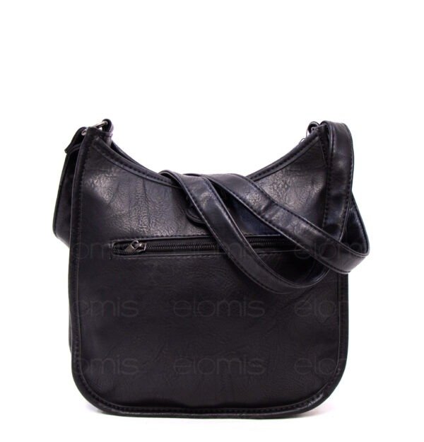 Sac bandoulière " Amalia " avec boucle décorative - Noir – Image 4