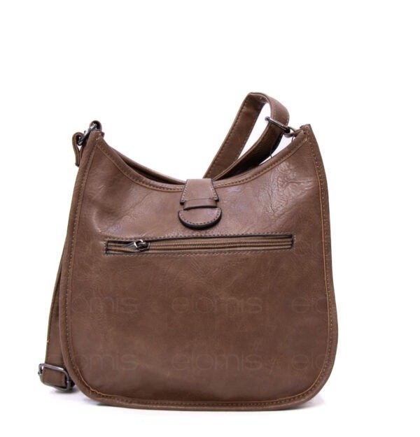 Sac bandoulière " Amalia " avec boucle décorative - Taupe – Image 7